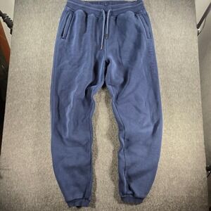 Oner Active Joggers Women Medium Blue High Rise Sweatpants Pockets Fleece